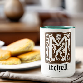 Taza Míticas criaturas del siglo XVI Capital decorativo