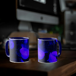 Taza Míticas profundidades: Mug de serenidad de medusas