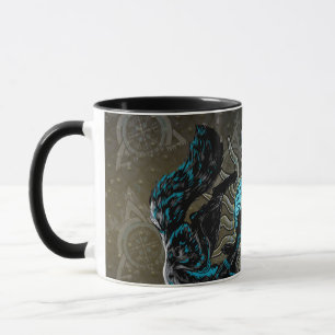 Taza Mitología Nórdica Luna Sol Lobos Vikingos