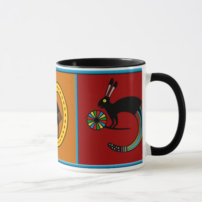 Taza mitológica de la cultura de Mimbres (Derecha)