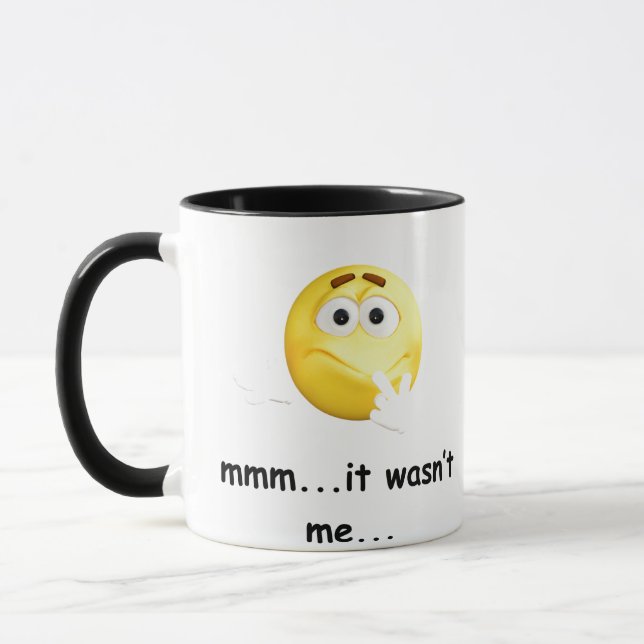 Taza mmmm..no fui yo mug (Izquierda)