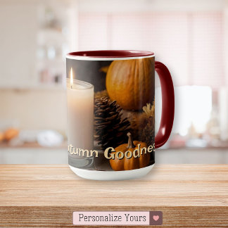 Taza Mmmm Otumn Goodness Personalizado De Otoño