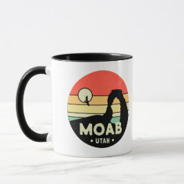 Taza Moab Utah Vintage Desert Sunset Retro Souvenir 60