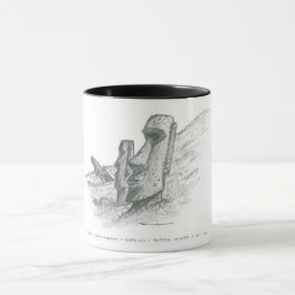 Taza Moai, Isla de Pascua, Chile