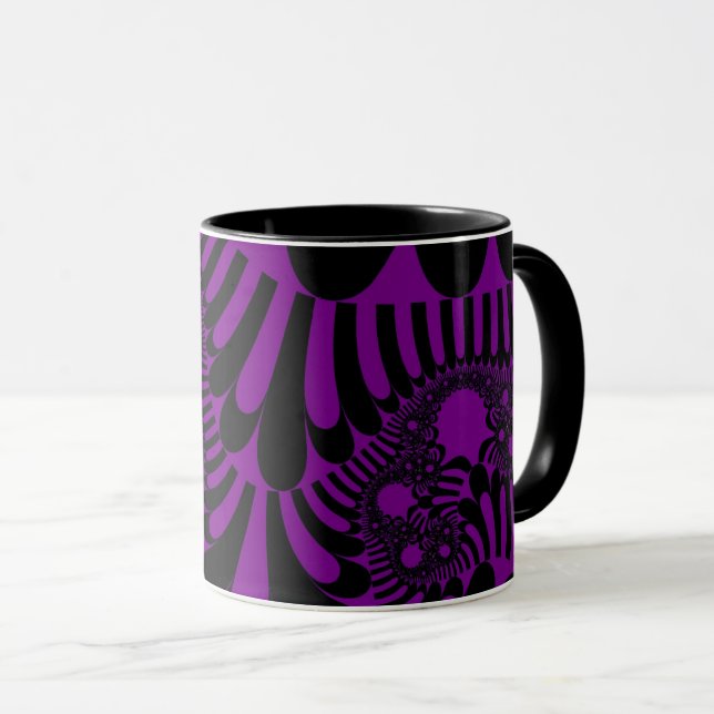 Taza Mod morado y negro (Anverso derecho)