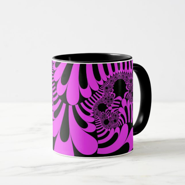 Taza Mod rosa y negro (Anverso derecho)