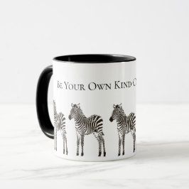 Taza Moda Cebras blancas negras