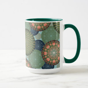 Taza Moda costera Coral estilizado