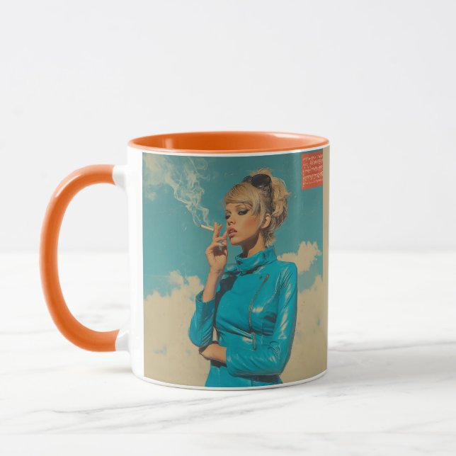 Taza Moda de fumar Retro Glam (Izquierda)