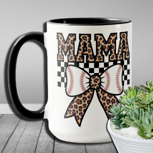 Taza Moda deportiva leopardo de tenis mamá para jugador