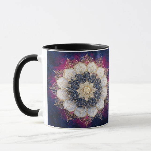 Taza Moda inspirada, Mandala (Izquierda)
