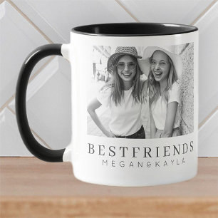 Taza Moda moderna Mejor Amigos Foto BFF