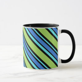Taza Moda Ringer Mug, Blue Moons Decoraciones de tumbon