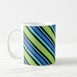 Taza Moda Ringer Mug, Blue Moons Decoraciones de tumbon