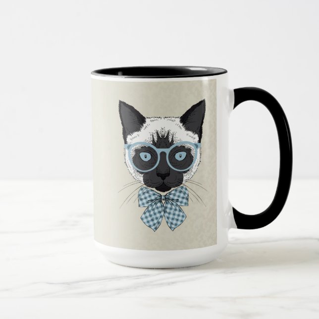 Taza Moda Smart del gato siamés (Derecha)