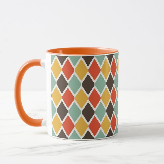 Taza Moda tribal de ikat moderna (Izquierda)