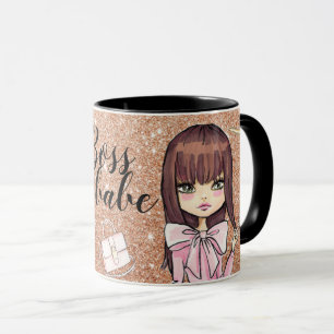 Taza Moda y chica silvestre planner Coffee Mug