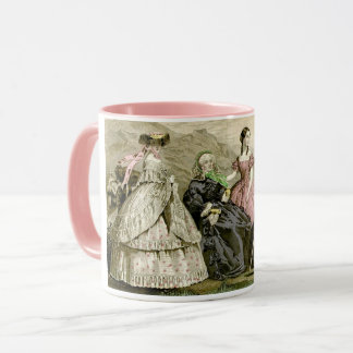 Taza Modas Victorianas antiguas