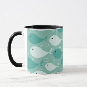 Taza modele con los pescados 2
