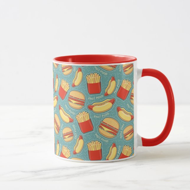 Taza Modelo 3 de los alimentos de preparación rápida (Derecha)