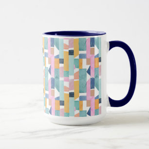 Taza Modelo abstracto de la forma de la acuarela