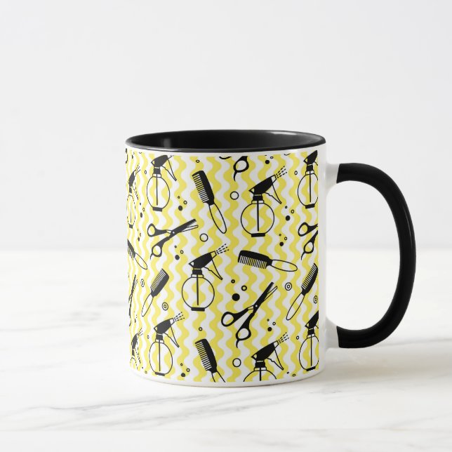 Taza Modelo amarillo de la herramienta del peluquero (Derecha)