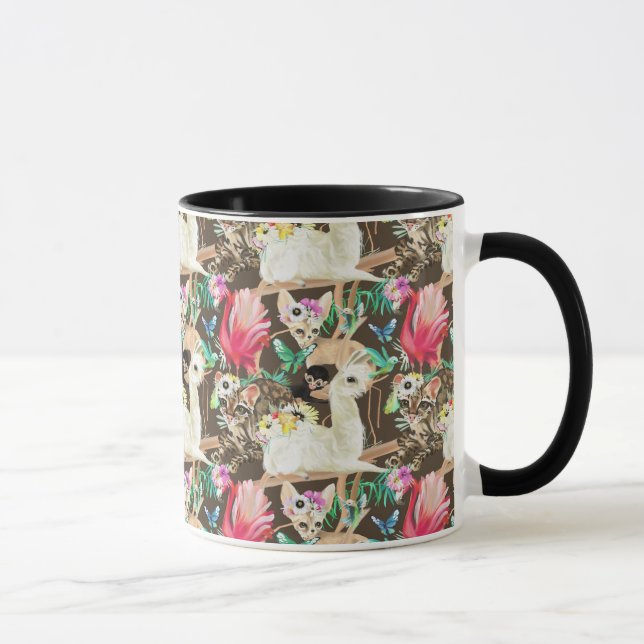 Taza Modelo animal tropical (Derecha)