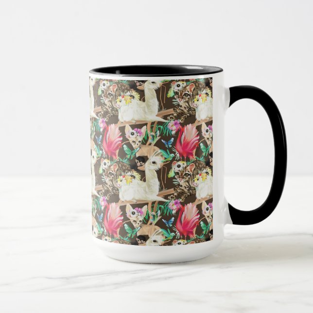 Taza Modelo animal tropical (Derecha)