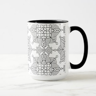 Taza Modelo artsy tribal inspirado