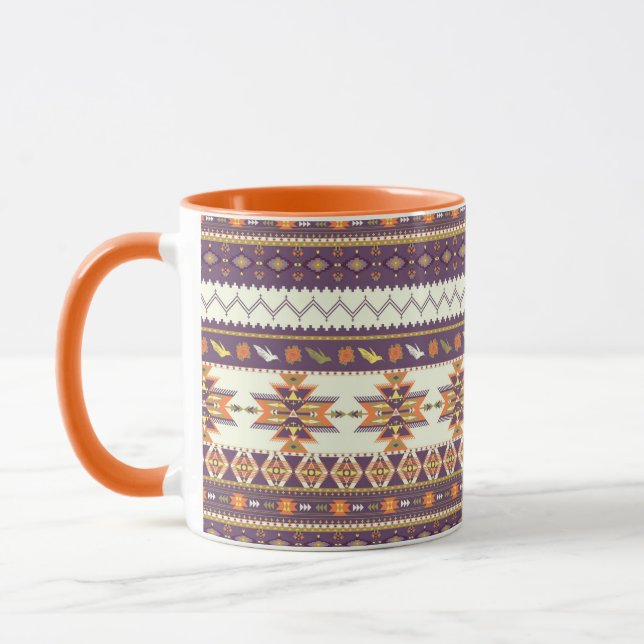 Taza Modelo azteca colorido (Izquierda)