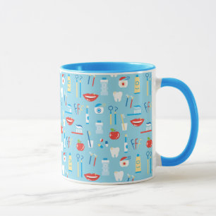 Taza Modelo azul dental