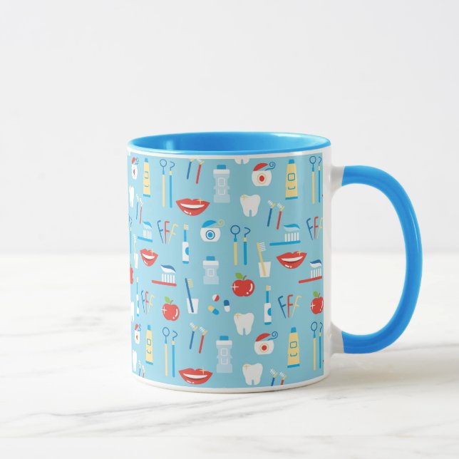 Taza Modelo azul dental (Derecha)