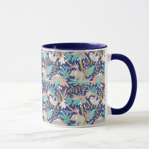 Taza Modelo azul tropical de la pereza