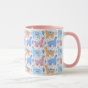 Taza Modelo colorido brillante de la alpaca
