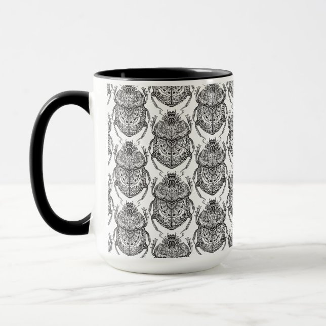Taza Modelo con Doodle de la mano (Izquierda)