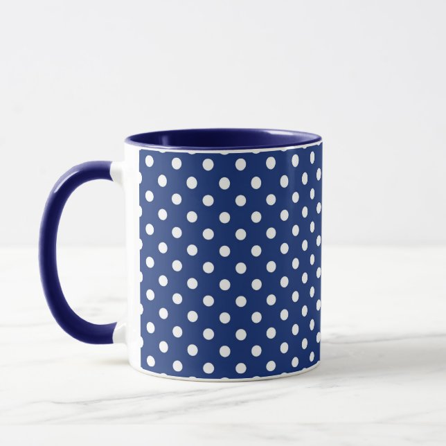 Taza Modelo con los lunares blancos (Izquierda)