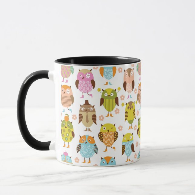 Taza modelo con los pájaros (Izquierda)