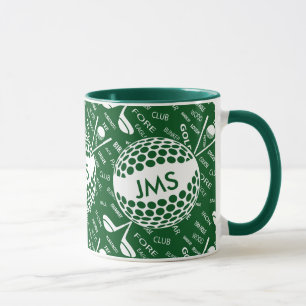 Taza Modelo con monograma para el golfista