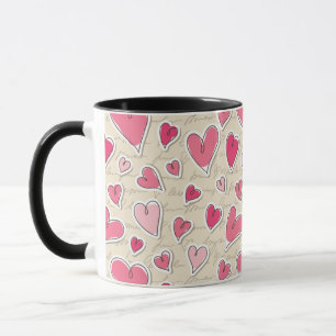 Taza Modelo de corazones
