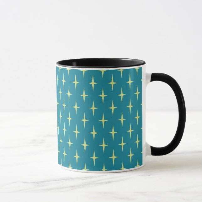 Taza Modelo de estrella retro de la edad atómica (Derecha)
