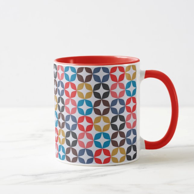 Taza Modelo de estrella retro del vintage (Derecha)