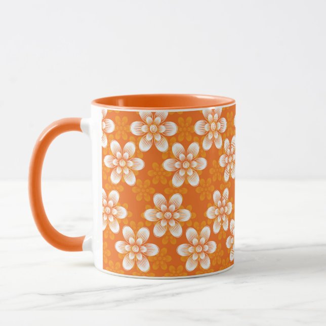 Taza Modelo de flores (Izquierda)