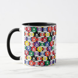 Taza Modelo de la bola de billar del monograma