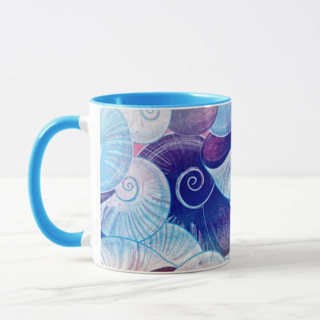 Taza Modelo de la escena del Seashell (Izquierda)