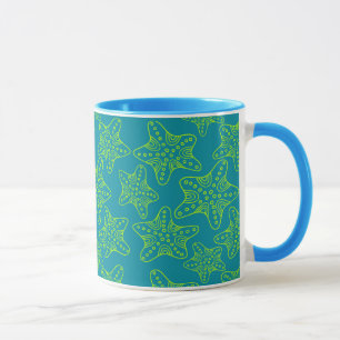 Taza Modelo de la muchedumbre de las estrellas de mar