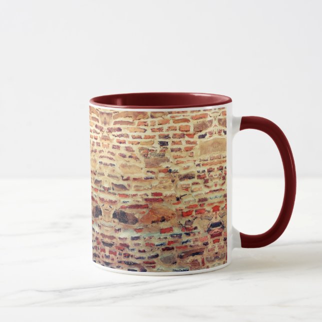 Taza Modelo de la pared de ladrillo (Derecha)