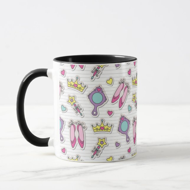 Taza modelo de la princesa de la mariposa (Izquierda)