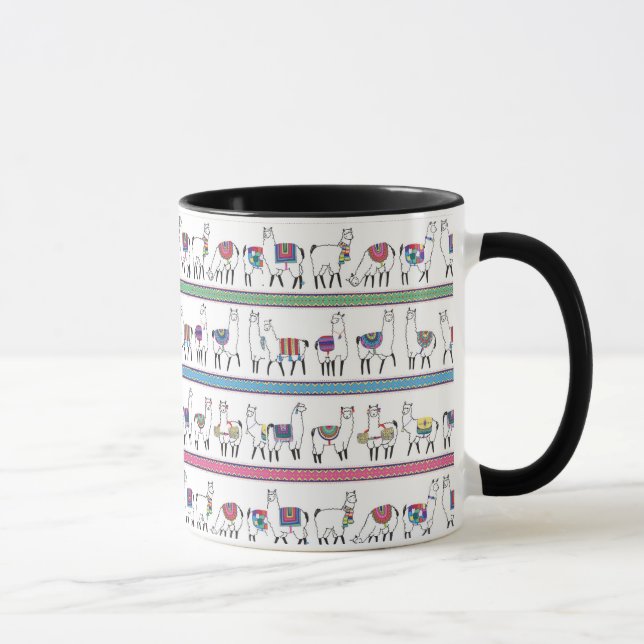Taza Modelo de la raya de la llama (Derecha)