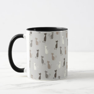 Taza Modelo de los gatos