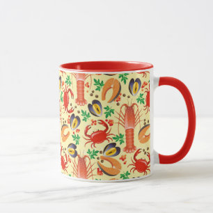 Taza Modelo de los mariscos